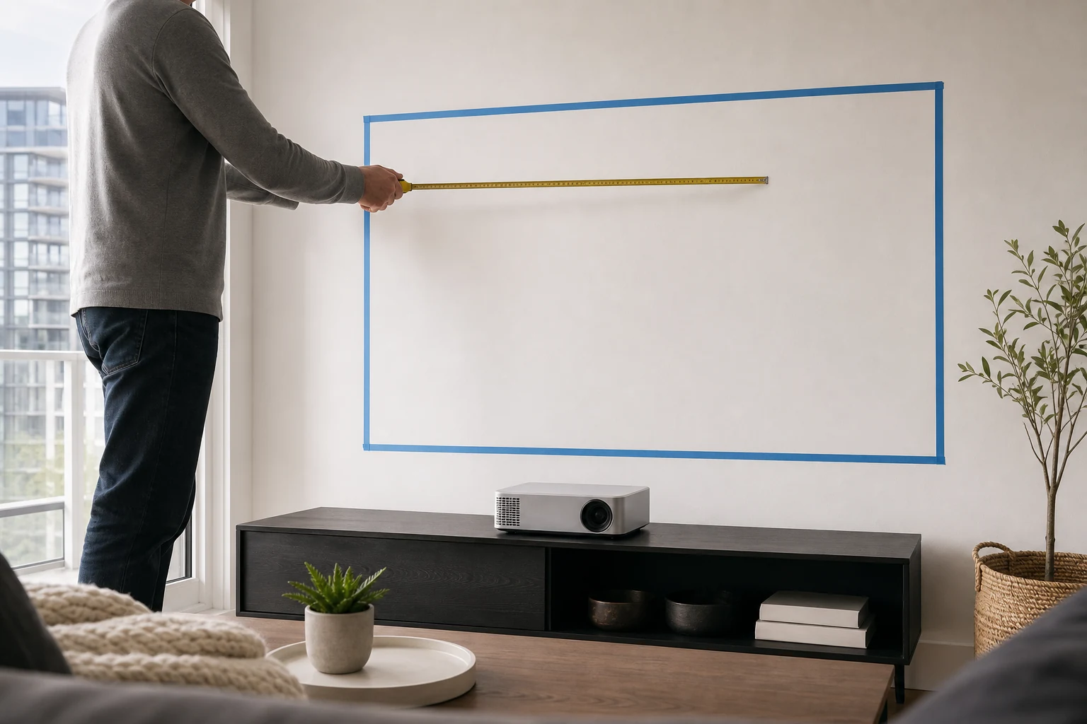 Projector Screen Size for Condos: A Measurement Guide