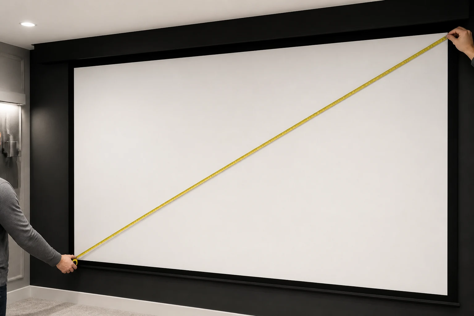 Are Projector Screens Measured Diagonally?