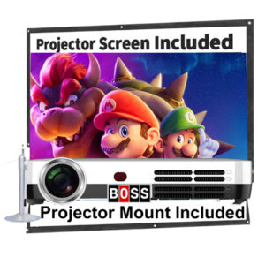 projector_boss_s7_with_free_projector_screen_projector_mount